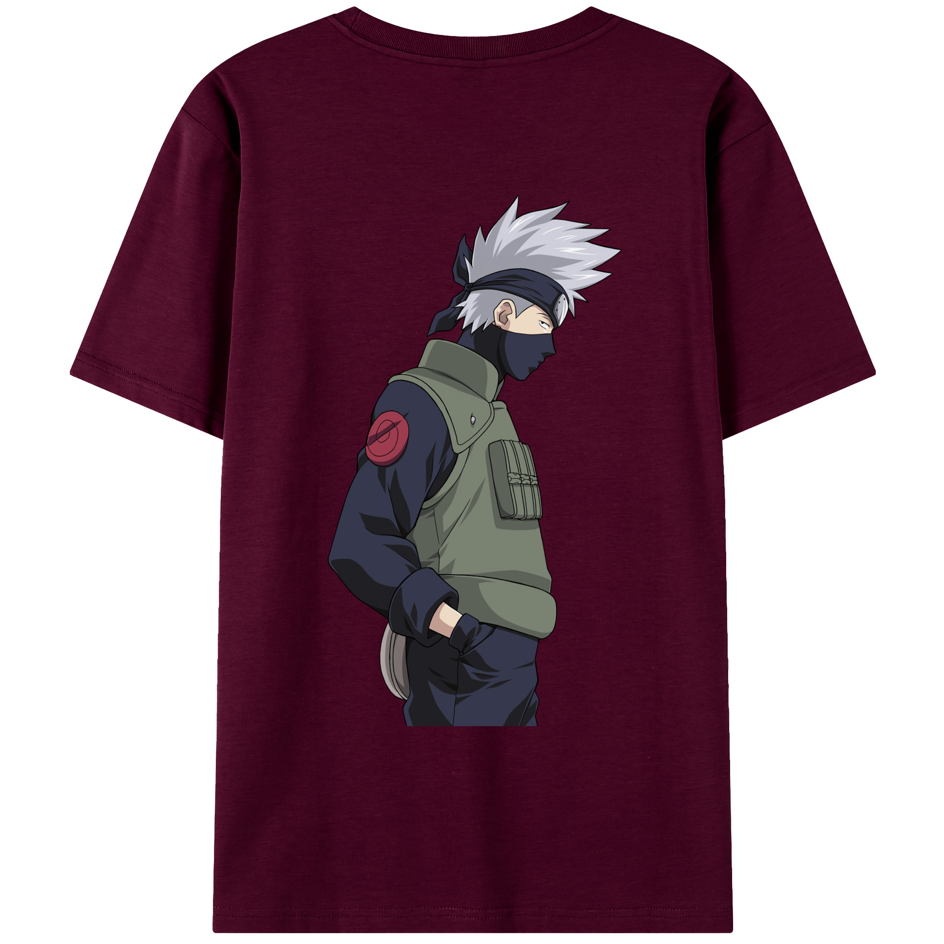 （画像用） NARUTO -ナルト- はたけ カカシ Hatake Kakashi レディース半袖Tシャツ(バックプリント)